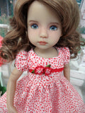Pretty Posy - dress, socks & shoes for Little Darling Doll or other 33cm BJD