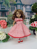 Pretty Posy - dress, socks & shoes for Little Darling Doll or other 33cm BJD