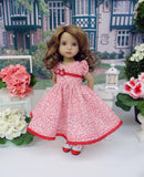 Pretty Posy - dress, socks & shoes for Little Darling Doll or other 33cm BJD
