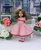 Pretty Posy - dress, socks & shoes for Little Darling Doll or other 33cm BJD