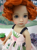 Prickly Cactus - dress, socks & shoes for Little Darling Doll or 33cm BJD