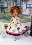 Prickly Cactus - dress, socks & shoes for Little Darling Doll or 33cm BJD