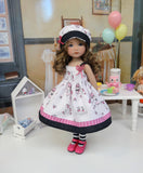 Princess Unicorn - dress, hat, tights & shoes for Little Darling Doll or 33cm BJD