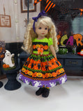 Pumpkin Parade - dress, tights & shoes for Little Darling Doll or 33cm BJD