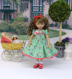 Puppy Spaniel - dress, socks & shoes for Little Darling Doll or other 33cm BJD