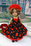 Red Poppy - dress, jacket, hat, tights & shoes for Little Darling Doll or other 33cm BJD