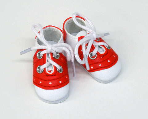 Saddle Shoes - Red & White