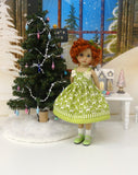 Reindeer Crossing - dress, socks & shoes for Little Darling Doll or 33cm BJD
