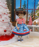 Reindeer Snow Globe - dress, sweater, socks & shoes for Little Darling Doll or 33cm BJD