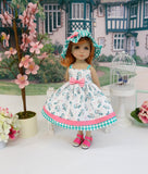 Robin's Tune - dress, hat & sandals for Little Darling Doll or 33cm BJD