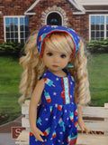 Rocket Pop - romper, kerchief & shoes for Little Darling Doll