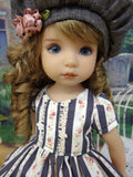 Rose Garland - dress, hat, tights & shoes for Little Darling Doll or 33cm BJD