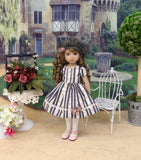 Rose Garland - dress, hat, tights & shoes for Little Darling Doll or 33cm BJD