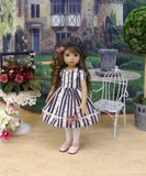 Rose Garland - dress, hat, tights & shoes for Little Darling Doll or 33cm BJD