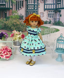 Royal Rose - dress, tights & shoes for Little Darling Doll or 33cm BJD