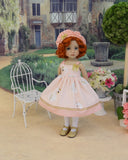 Royal Swan - dress, hat, tights & shoes for Little Darling Doll or 33cm BJD