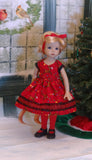 Rudolph the Red Nosed Reindeer - dress, tights & shoes for Little Darling Doll or 33cm BJD