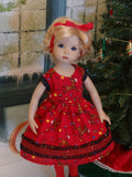 Rudolph the Red Nosed Reindeer - dress, tights & shoes for Little Darling Doll or 33cm BJD
