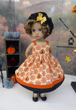 Rustic Jack O'Lantern - dress, hat, tights & shoes for Little Darling Doll or 33cm BJD