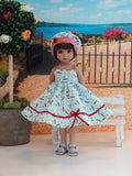 Sail Away - dress, hat & sandals for Little Darling Doll