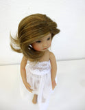 Sally Wig in Golden Blonde Light Ash Brown - for Little Darling dolls