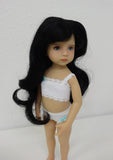 Sara May Wig in Black - for Little Darling dolls