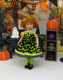 Scarefest - dress, tights & shoes for Little Darling Doll or 33cm BJD
