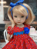 School Girl - dress, socks & saddle shoes for Little Darling Doll or other 33cm BJD
