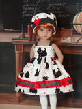 Scottish Terrier - dress, hat, tights & shoes for Little Darling Doll