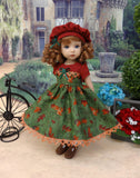 Seasonal Winds - dress, hat, tights & shoes for Little Darling Doll or 33cm BJD