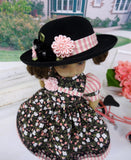 Serene Meadow - dress, hat, socks & shoes for Little Darling Doll or 33cm BJD