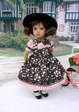 Serene Meadow - dress, hat, socks & shoes for Little Darling Doll or 33cm BJD