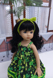 Shamrock Sweetie - dress, tights & shoes for Little Darling Doll or 33cm BJD