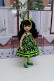 Shamrock Sweetie - dress, tights & shoes for Little Darling Doll or 33cm BJD