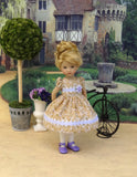 Simply Sweet - dress, tights & shoes for Little Darling Doll or other 33cm BJD
