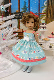 Snow Family - dress, tights & shoes for Little Darling Doll or 33cm BJD