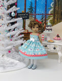 Snow Family - dress, tights & shoes for Little Darling Doll or 33cm BJD