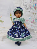 Snow Mice - dress, hat, tights & shoes for Little Darling Doll or other 33cm BJD