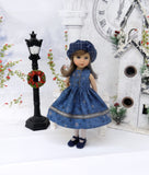 Snowstorm - capelet, beret, dress, tights & shoes for Little Darling Doll or 33cm BJD