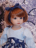 Snowy Forest Friends - dress, tights & shoes for Little Darling Doll or 33cm BJD