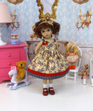 Sock Monkey - dress, socks & shoes for Little Darling Doll or 33cm BJD