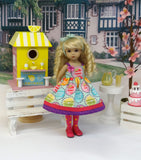 Soda Pop - dress, tights & shoes for Little Darling Doll or 33cm BJD