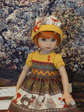 Spirit Animal - dress, hat, tights & shoes for Little Darling Doll or 33cm BJD