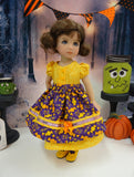 Spooky Treats - dress & apron, socks & shoes for Little Darling Doll or 33cm BJD
