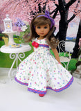 Spring Beauty - dress, tights & shoes for Little Darling Doll or other 33cm BJD