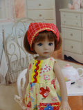 Spring Chickadee - romper, kerchief & shoes for Little Darling Doll