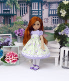 Spring Countryside - dress, tights & shoes for Little Darling Doll or 33cm BJD