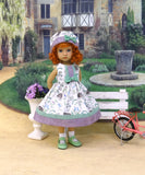 Spring Hedgehog - dress, hat, socks & shoes for Little Darling Doll or other 33cm BJD
