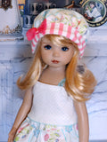 Spring Layers - Camisole, ruffled skirt, hat & shoes for Little Darling Doll