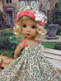 Spring Meadow - dress, hat, socks & shoes for Little Darling Doll